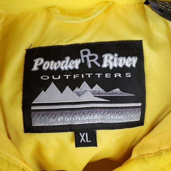 Panhandle Slim Goose Down Puffy  Vest Yellow XL Winter Outdoor - Picture 2 of 14